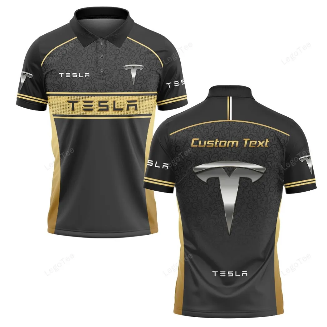Tesla Poloshirt, Geschenk für Tesla Fan CAR137021325943-1