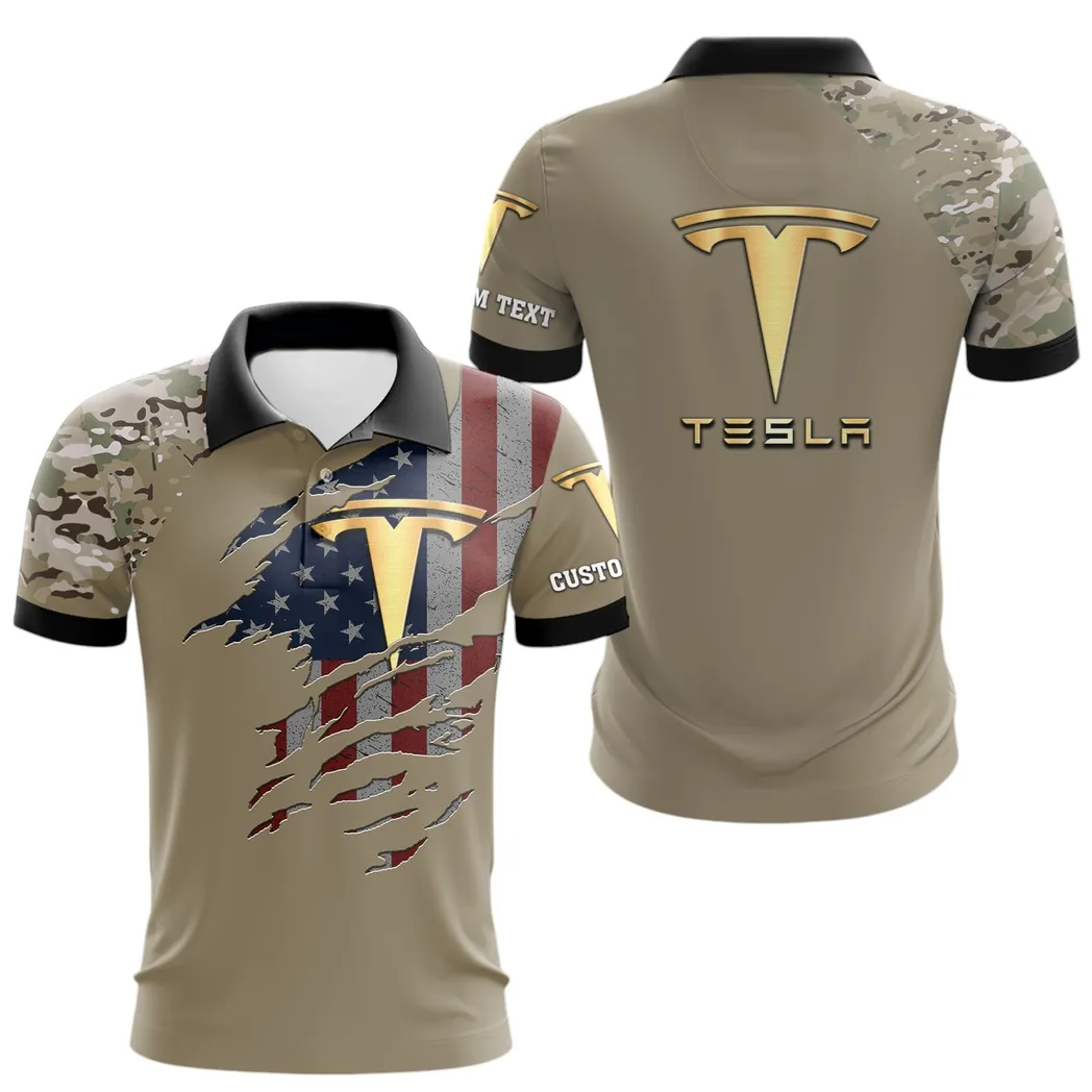 Tesla Poloshirt, Geschenk für Tesla Fan CAR46021725100-2