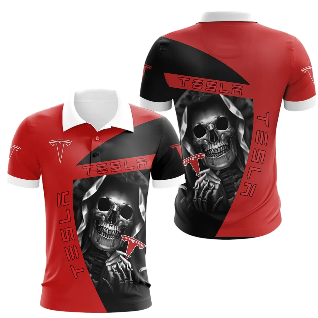 Tesla Poloshirt, Geschenk für Tesla Fan CAR6702212561