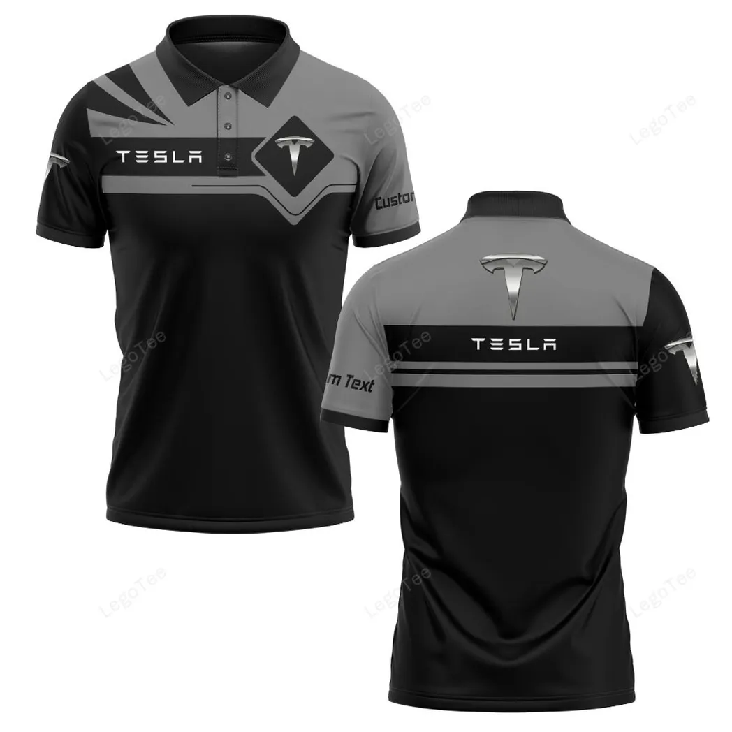 Tesla Poloshirt, Geschenk für Tesla Fan CAR9803032573