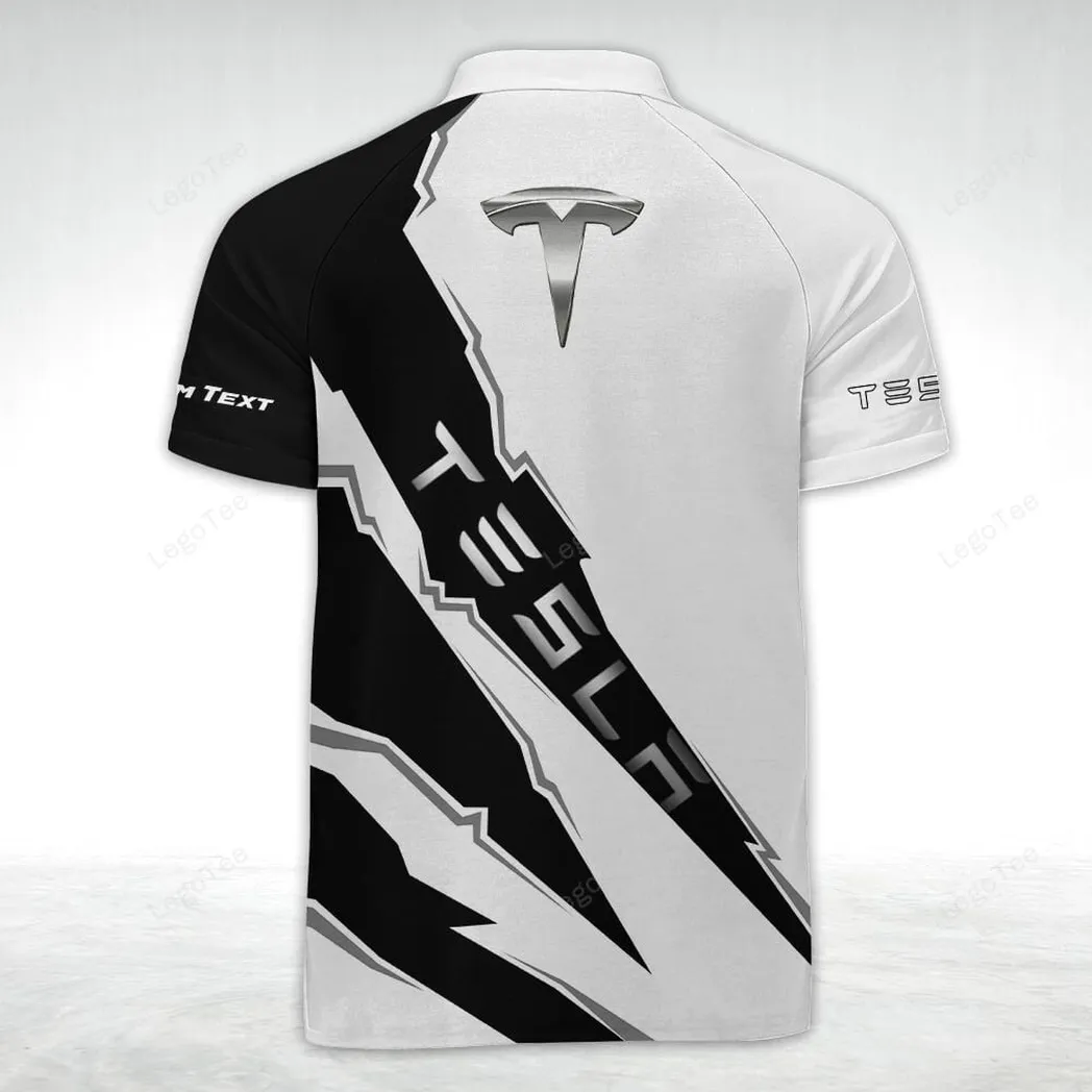 tesla poloshirt mit reiverschluss geschenk fr tesla fan car128021025029 syy74