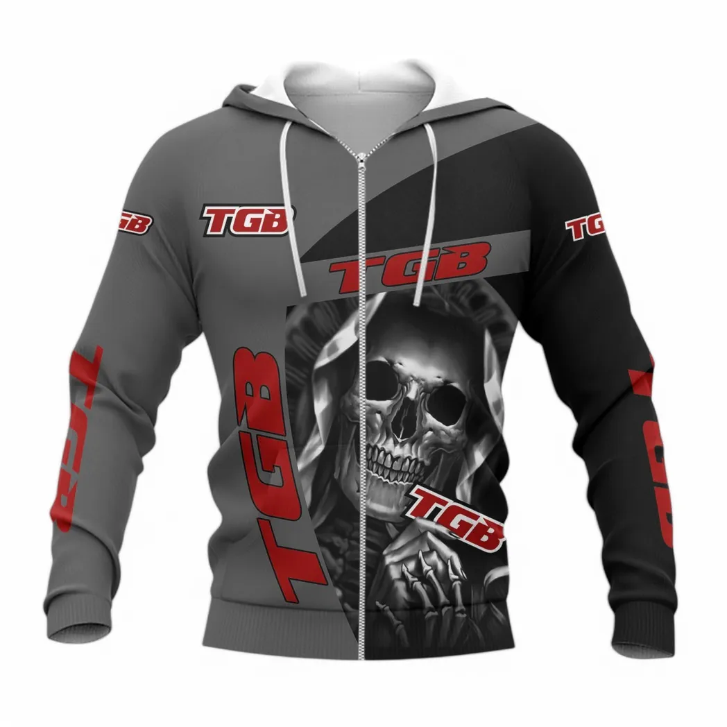 TGB Motorcycles Hoodie mit reißverschluss, Allover-Druck Hoodie TGB Motorcycles Fan CAR6702212593