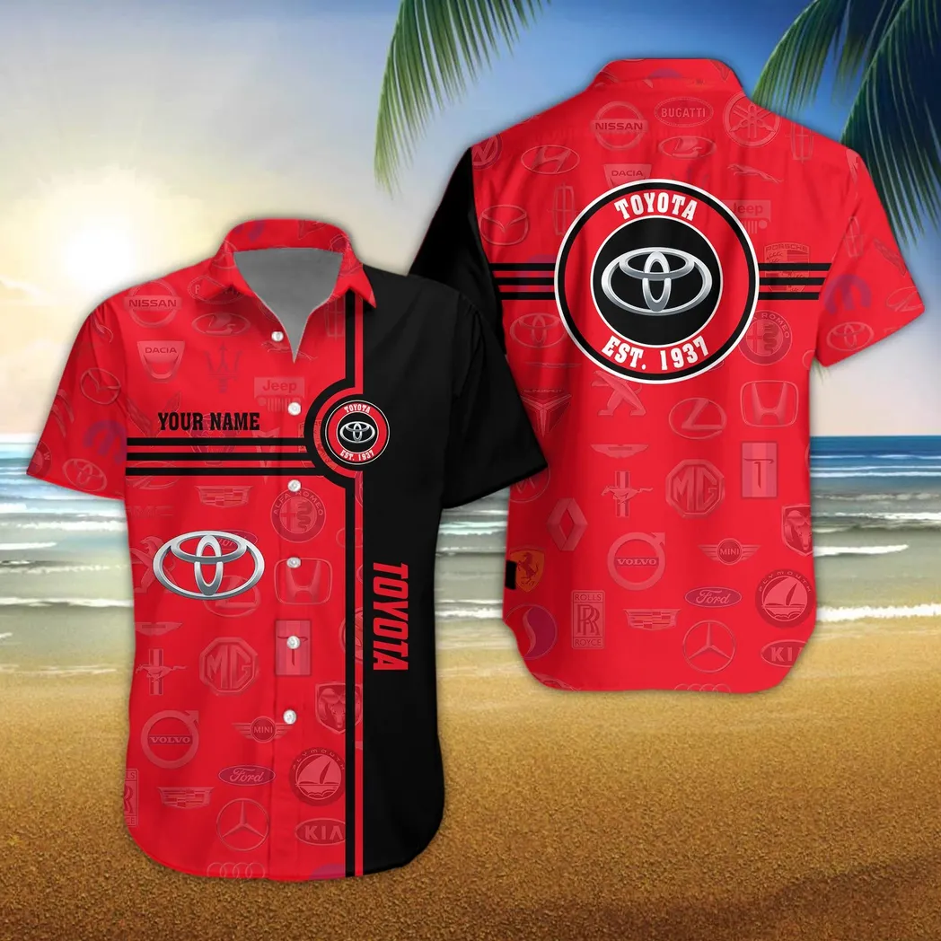 toyota hawaiihemd fr mnner all logo geschenk fr toyota fan car174022525058