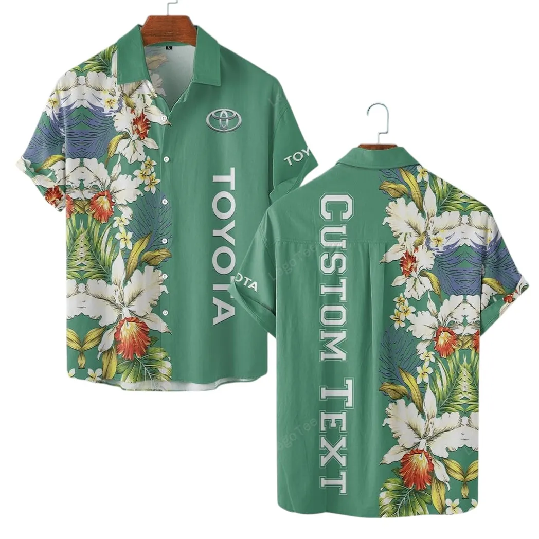 Toyota Hawaiihemd für Männer, Hawaiian Shirt für Toyota Fan CAR1230304003 - Green