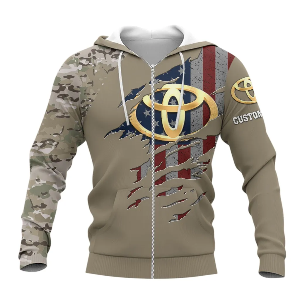 toyota hoodie mit reiverschluss allover druck hoodie toyota fan car46021725102 3