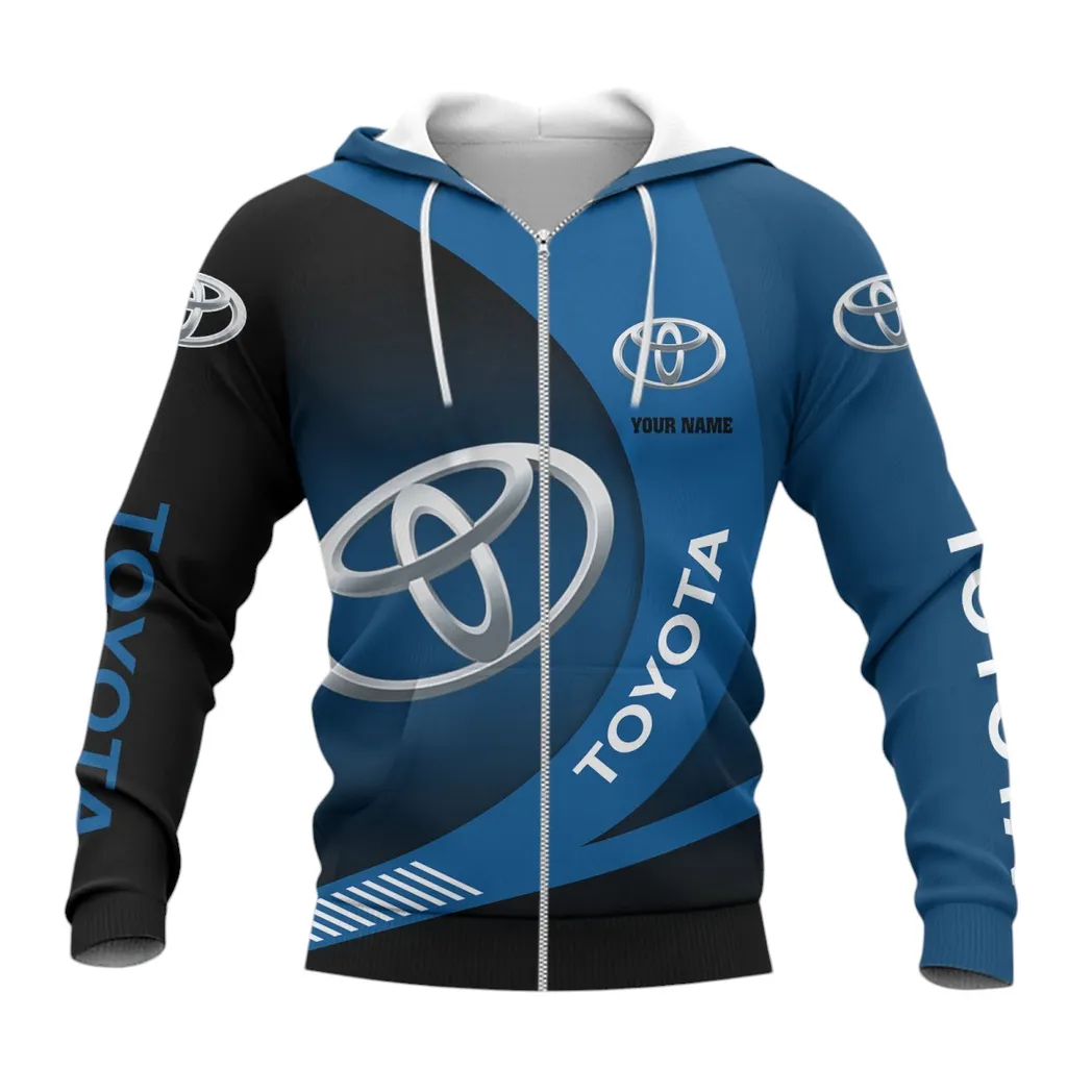 toyota hoodie mit reiverschluss allover druck hoodie toyota fan car7402222567 dmqpe