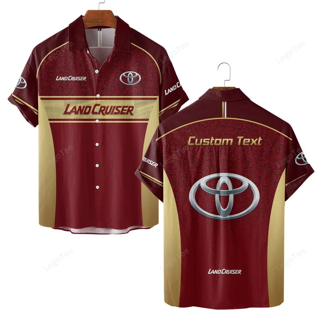 Toyota Land Cruiser Personalisierte Hawaiihemd für Männer, Hawaiian Shirt für Toyota Land Cruiser Fan CAR137021325898-3