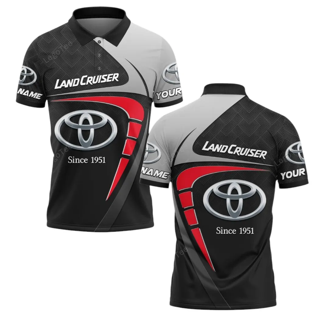Toyota Land Cruiser Poloshirt, Geschenk für Toyota Land Cruiser Fan CAR11603032575