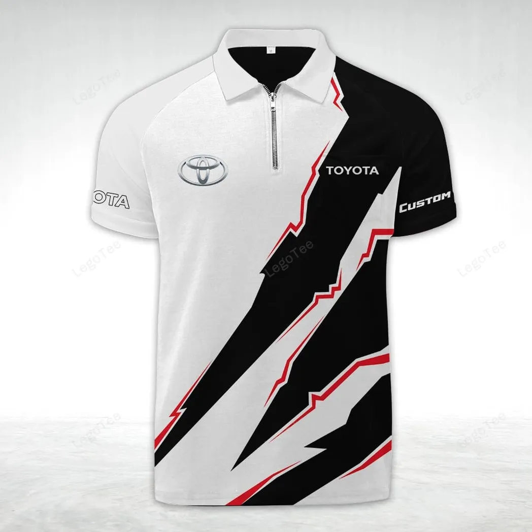 toyota poloshirt mit reiverschluss geschenk fr toyota fan car128021025020