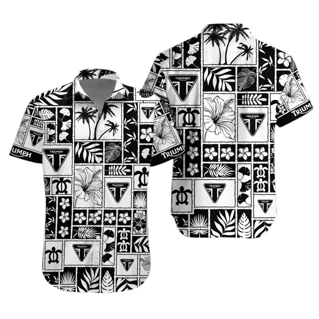 triumph motorcycles hawaiihemd fr mnner motor35021425105 geschenk fr triumph motorcycles fan e8ldd