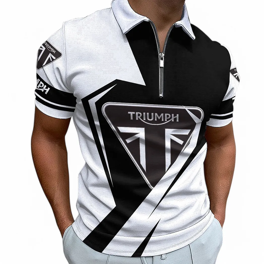 triumph motorcycles poloshirt mit reiverschluss fr mnner geschenk fr triumph motorcycles fan car68022125918 nrz2r