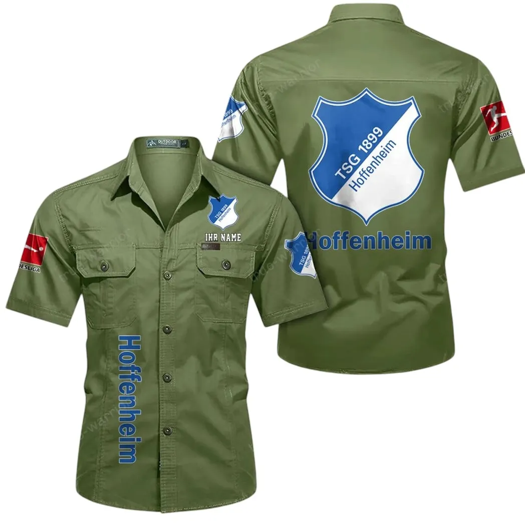 TSG Hoffenheim Hemd mit kurzen Ärmeln, All-Over-Print Kurzarmhemd BDE11052625246 - Fruchtgrün