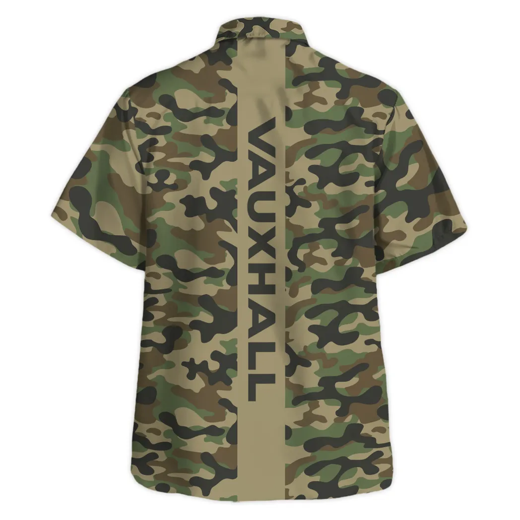 vauxhall hawaiihemd im camouflage stil oversized car210040825738