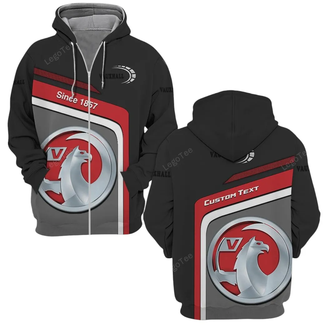 Vauxhall Hoodie mit reißverschluss, Allover-Druck Hoodie Vauxhall Fan CAR11103032577