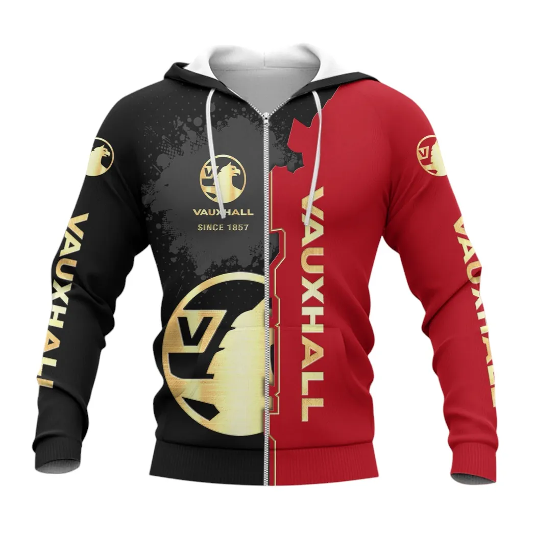 Vauxhall Hoodie mit reißverschluss, Allover-Druck Hoodie Vauxhall Fan CAR44021725090-3
