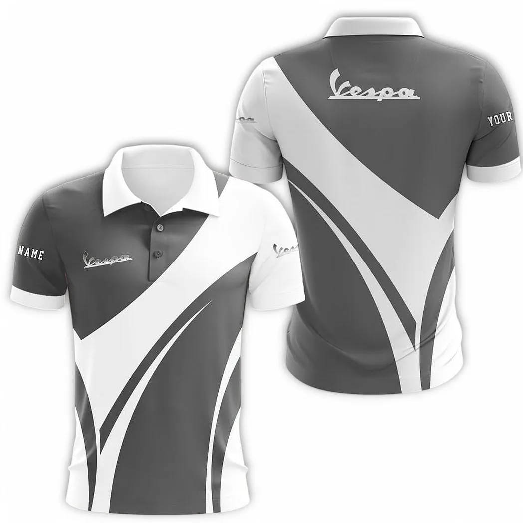 Vespa Personalisiertes Poloshirt, Geschenk für Männer CAR73021525755-2