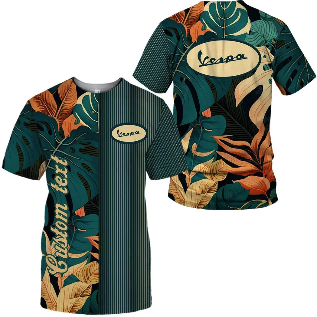 Vespa Vintage T-Shirt, Personalisierter Allover-Druck CAR434041725334