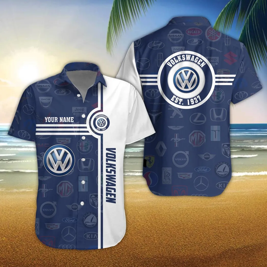 volkswagen hawaiihemd fr mnner all logo geschenk fr volkswagen fan car174022525022 kyjj6