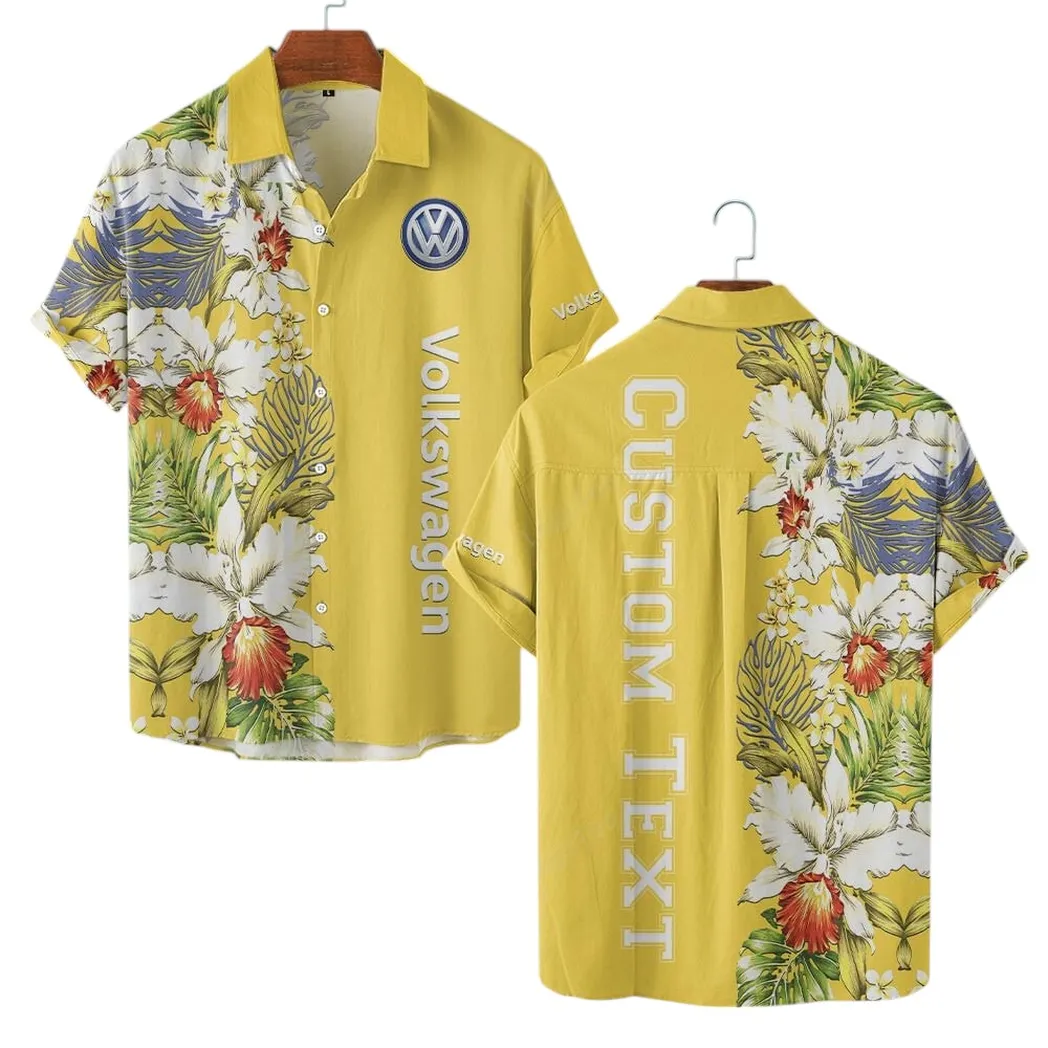 volkswagen hawaiihemd fr mnner hawaiian shirt fr volkswagen fan car1230304009 yellow a9sjq