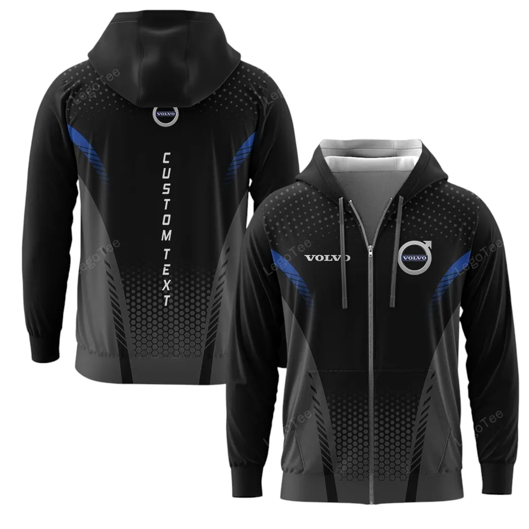 Volvo Hoodie mit reißverschluss, Allover-Druck Hoodie Volvo Fan CAR10803122579