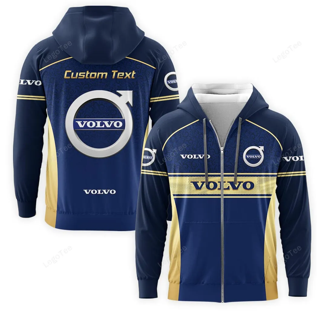 Volvo Hoodie mit reißverschluss, Allover-Druck Hoodie Volvo Fan CAR137021325900-6
