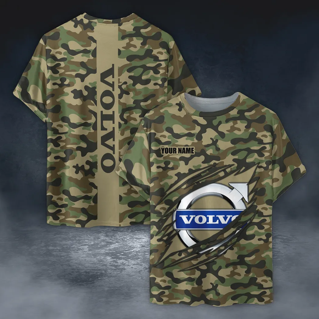 volvo t shirt im camouflage stil oversized hemd car210040825740 fvyuc