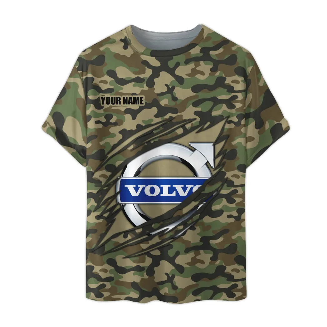 volvo t shirt im camouflage stil oversized hemd car210040825740 ubtzd