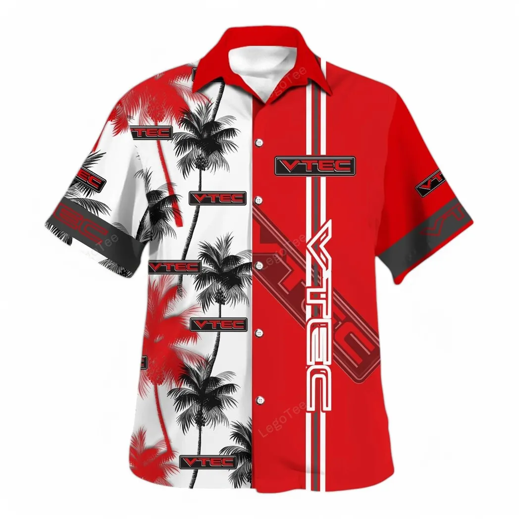 VTEC Honda Hawaiihemd für Männer, Hawaiian Shirt für VTEC Honda Fan CAR143021125049