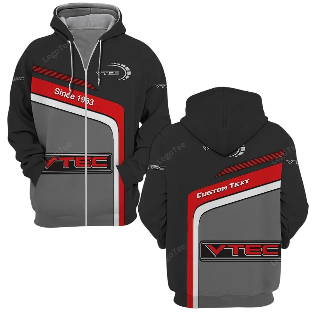 vtec hoodie mit reiverschluss allover druck hoodie vtec fan car11103032580 9h9vk