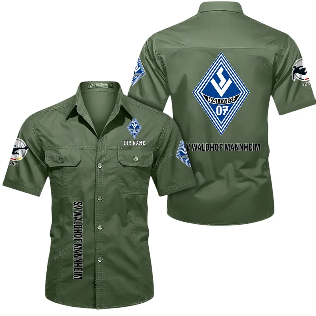 waldhof mannheim hemd mit kurzen rmeln all over print kurzarmhemd bde11052625255 olivgrn 0btfn