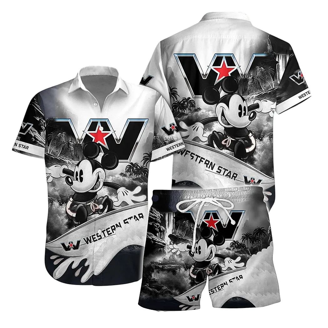 Western Star Hawaiihemd für Männer, Hawaiian Shirt für Western Star Fan CAR151022025223