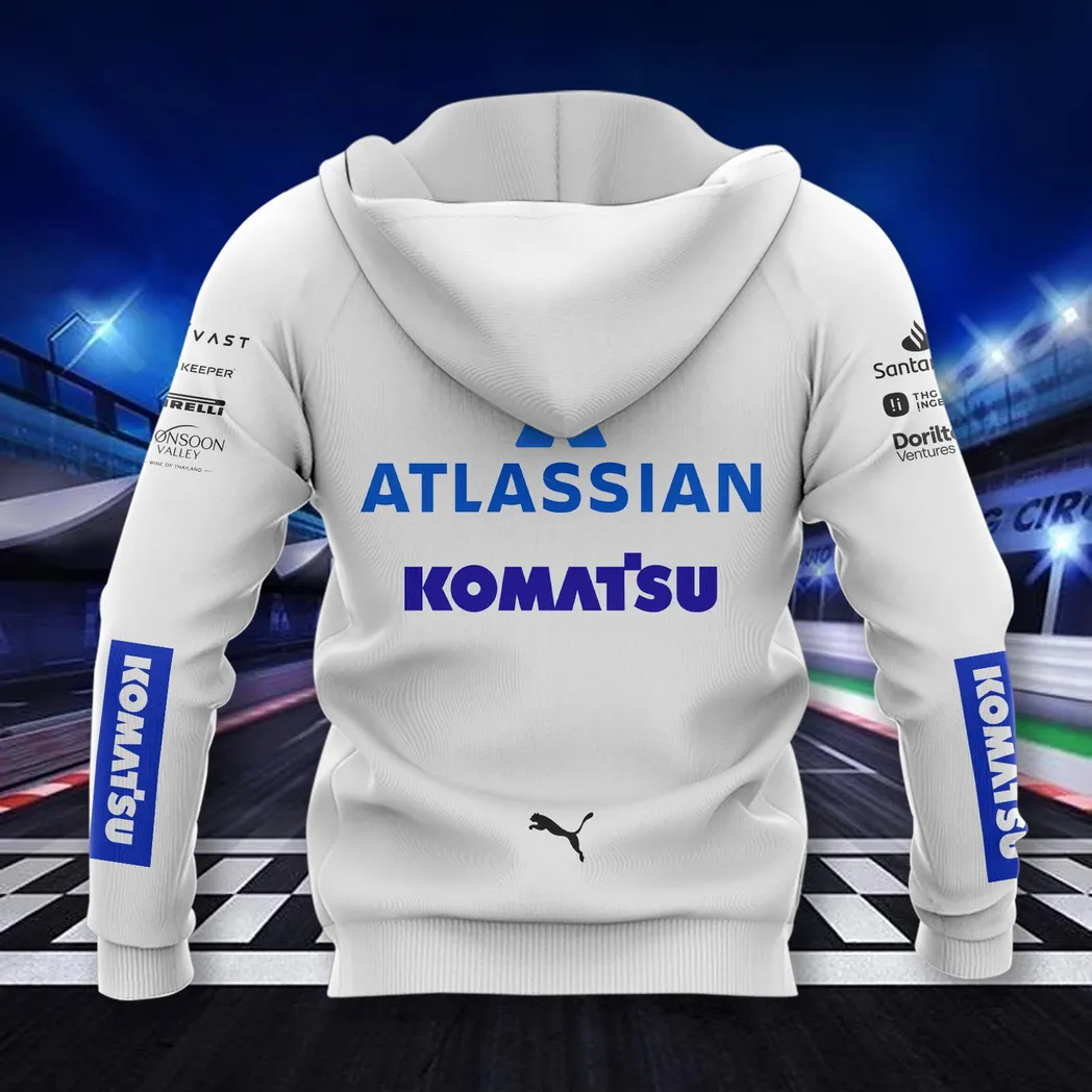williams racing hoodie mit reiverschluss all over print hoodie car418050925671 izhpi