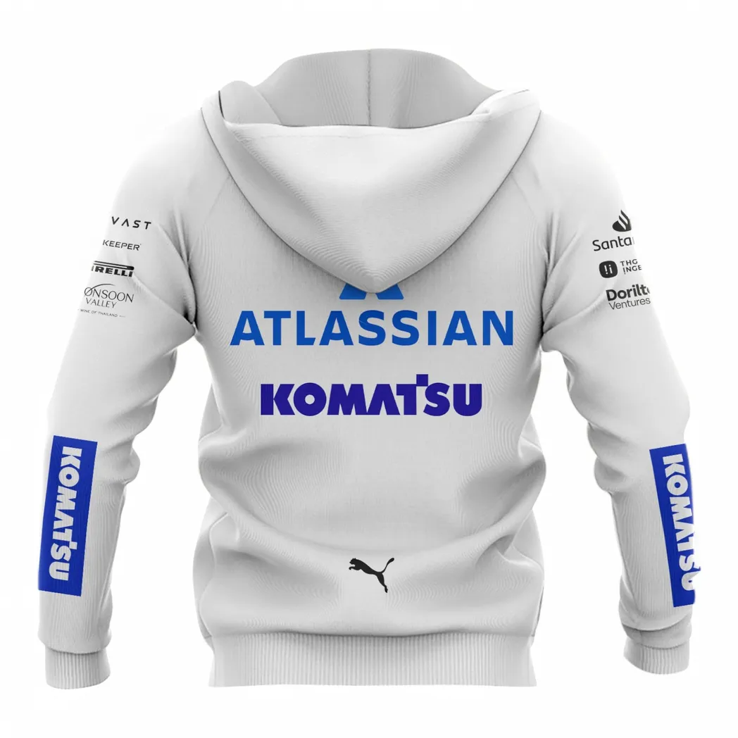 williams racing hoodie mit reiverschluss all over print hoodie car418050925671 oiagf