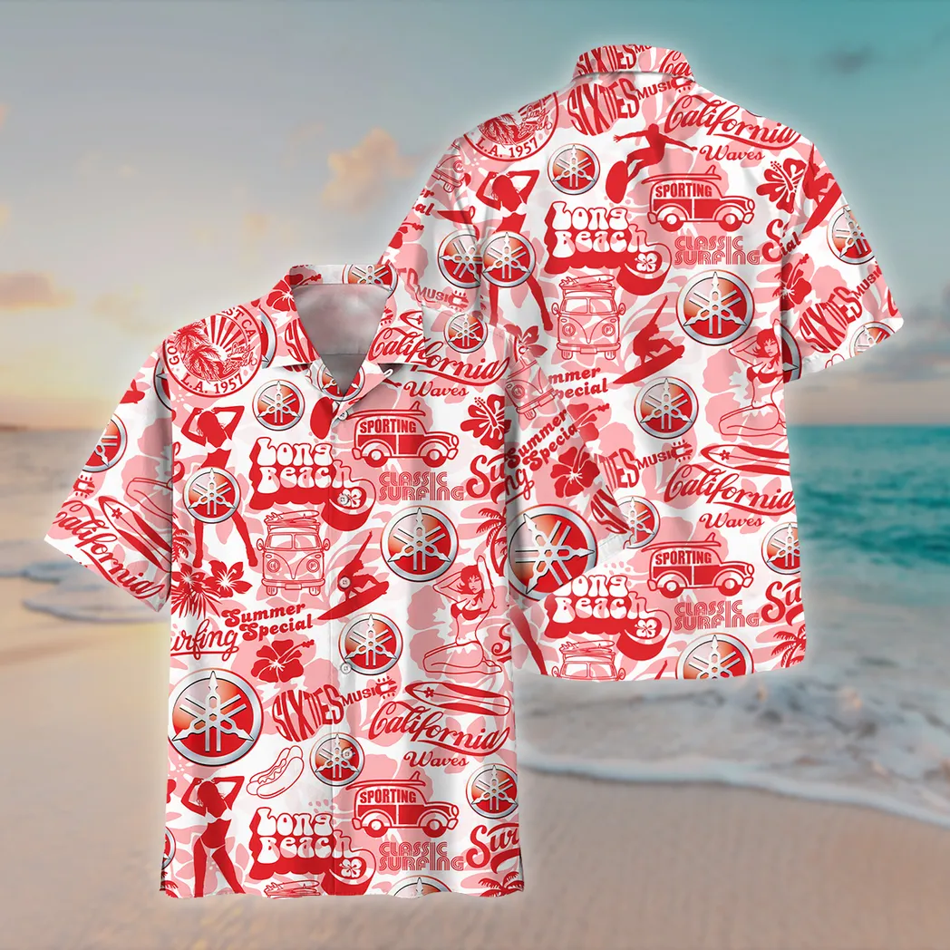 Yamaha Hawaiihemd für Männer, Hawaiian Shirt für Yamaha Lovers CAR201030725610