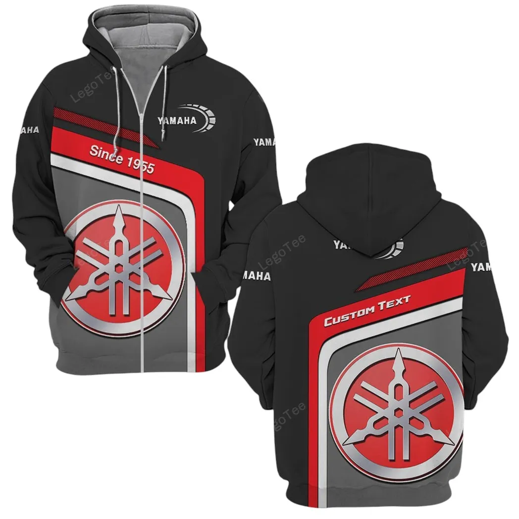 Yamaha Hoodie mit reißverschluss, Allover-Druck Hoodie Yamaha Fan CAR11103032581