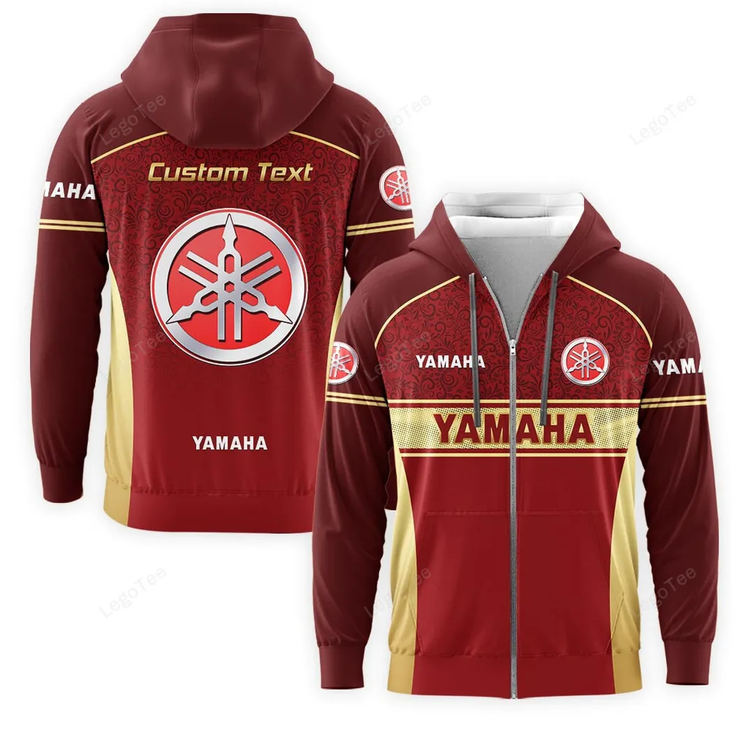 Yamaha Hoodie mit reißverschluss, Allover-Druck Hoodie Yamaha Fan CAR137021325921-6