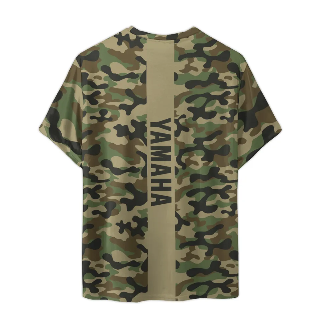 yamaha t shirt im camouflage stil oversized hemd car210040825741 njh3z