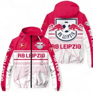 RB Leipzig Windbreaker Jacke Herren, Windjacke mit Allover-Druck BDE90010725229