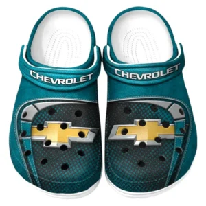 Chevrolet Crocs Sandalen für Herren Damen Chevrolet Fan CAR177031425556 - Cyan