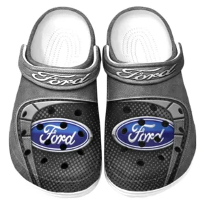 Ford Crocs Sandalen für Herren Damen Ford Fan CAR177031425557 - Grau