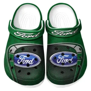 Ford Crocs Sandalen für Herren Damen Ford Fan CAR177031425557 - Grün