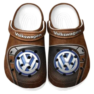 Volkswagen Crocs Sandalen für Herren Damen Volkswagen Fan CAR177031425558 - Braun