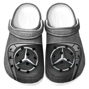 Mercedes Benz Crocs Sandalen für Herren Damen Mercedes Benz Fan CAR177031425559 - Grau