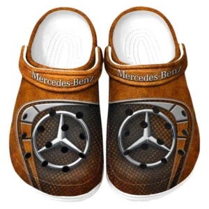 Mercedes Benz Crocs Sandalen für Herren Damen Mercedes Benz Fan CAR177031425559 - Orange