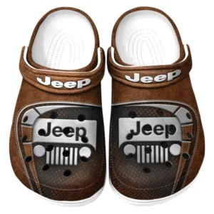 Jeep Crocs Sandalen für Herren Damen Jeep Fan CAR177031425560 - Braun