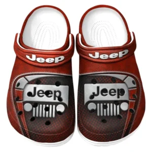 Jeep Crocs Sandalen für Herren Damen Jeep Fan CAR177031425560 - Rot
