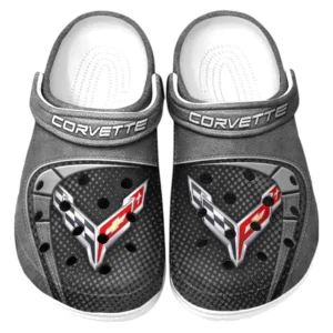 Chevrolet Corvette Crocs Sandalen für Herren Damen Chevrolet Corvette Fan CAR177031425562 - Grau