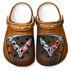 Chevrolet Corvette Crocs Sandalen für Herren Damen Chevrolet Corvette Fan CAR177031425562 - Orange