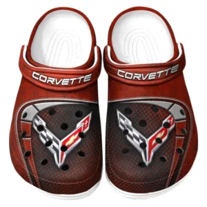 Chevrolet Corvette Crocs Sandalen für Herren Damen Chevrolet Corvette Fan CAR177031425562 - Rot