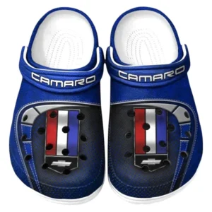 Chevrolet Camaro Crocs Sandalen für Herren Damen Chevrolet Camaro Fan CAR177031425563 - Blau